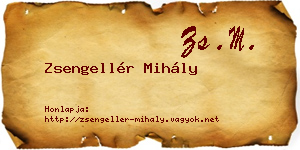 Zsengellér Mihály névjegykártya